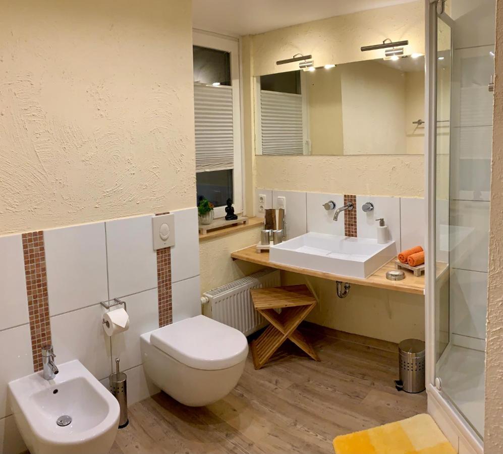 Ferienwohnung Janus Altstadt-Hameln Haus 1 Inklusive Parkplatz Mit Und Ohne Balkon Hamelin Eksteriør bilde